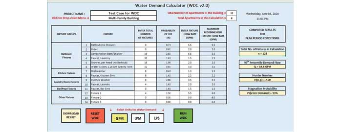 IAPMO’s Water Demand Calculator Version 2.0 Available for Download