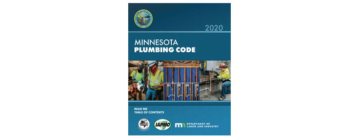 Minnesota Adopts Provisions of 2018 Uniform Plumbing Code