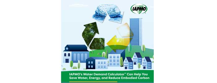 Using IAPMO’s Water Demand Calculator™ Can Lead to Energy, Carbon  and Water Savings in Single and Multifamily Residences, Study Finds