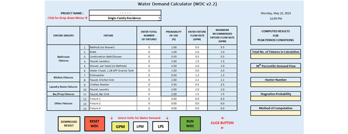 IAPMO’s Water Demand Calculator™ Version 2.2 Available for Download